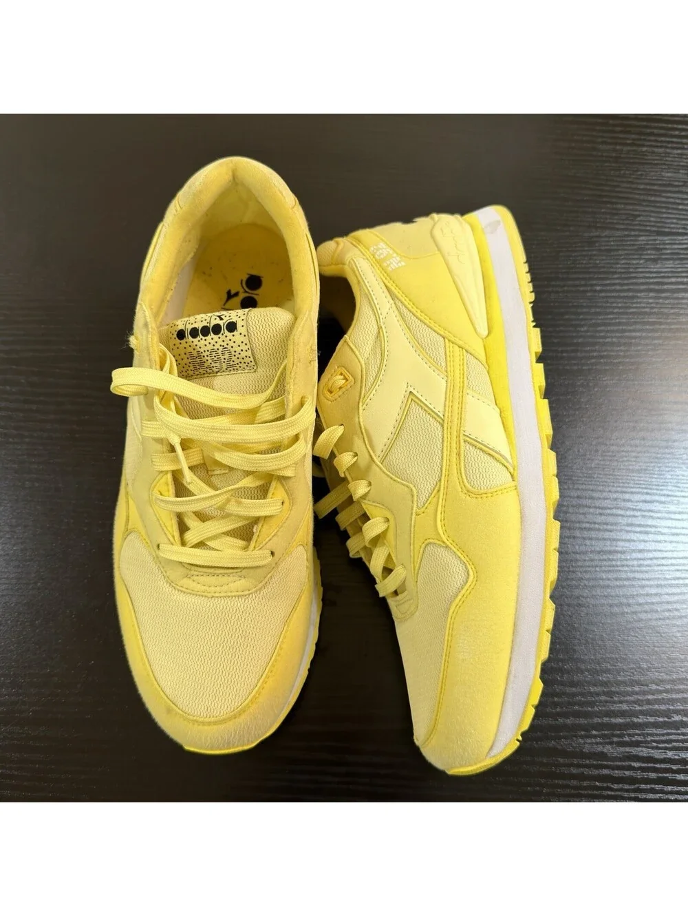 Size 10.5 US Men’s Diadora N92 Men's Sneakers In Pale Yellow